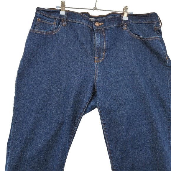 Old Navy Jeans Women's Sweetheart High Rise Denim Straight Leg Blue Size 16 - Picture 4 of 11